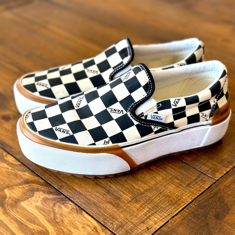 Vans Stacked Platform Checkered